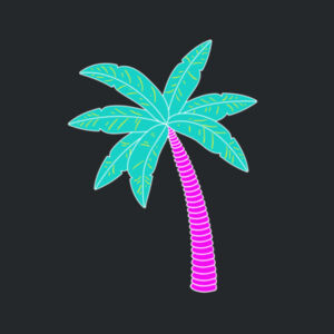 Miami Palm Tree Design  Design
